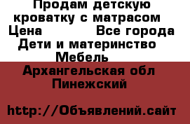 Продам детскую кроватку с матрасом › Цена ­ 3 000 - Все города Дети и материнство » Мебель   . Архангельская обл.,Пинежский 